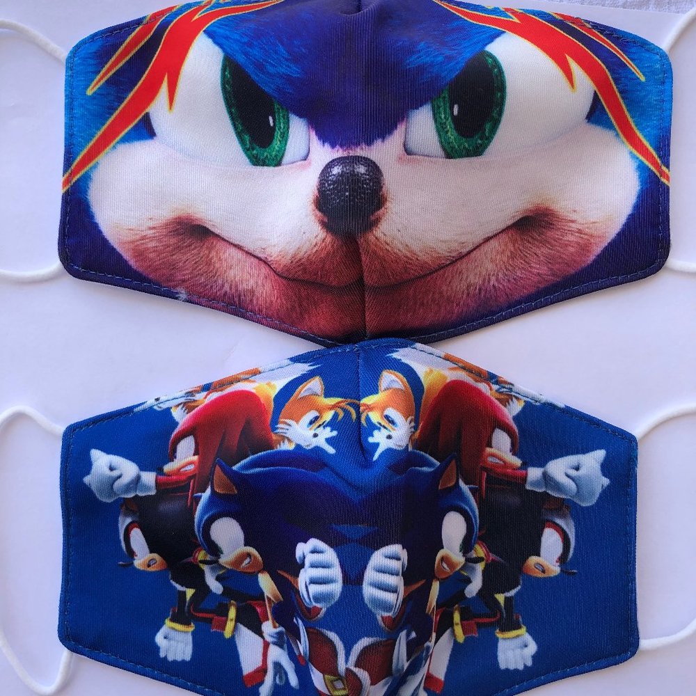 Kids face mask Sonic the Hedgehog